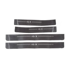 Leather Carbon Fiber Texture Door Sill For VW ID.4 2021-2025 - Evooor