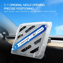 Model 3/Y Navigation Touchscreen Protector Cover-Tempered Glass Full Cover Glass Screen Protector For Tesla Center Console Screen - Evooor