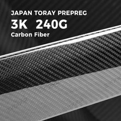 Panneau de garniture de console centrale en fibre de carbone de haute qualité pour Tesla Model Y - Ajustement personnalisé avec un style moderne pour les modèles Juniper 2025+