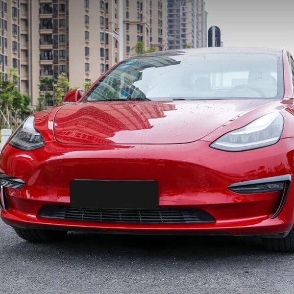 Enhance Visibility with Model 3 Fog Light Protector Kit - Set of 2 (2017-2023) - Evooor