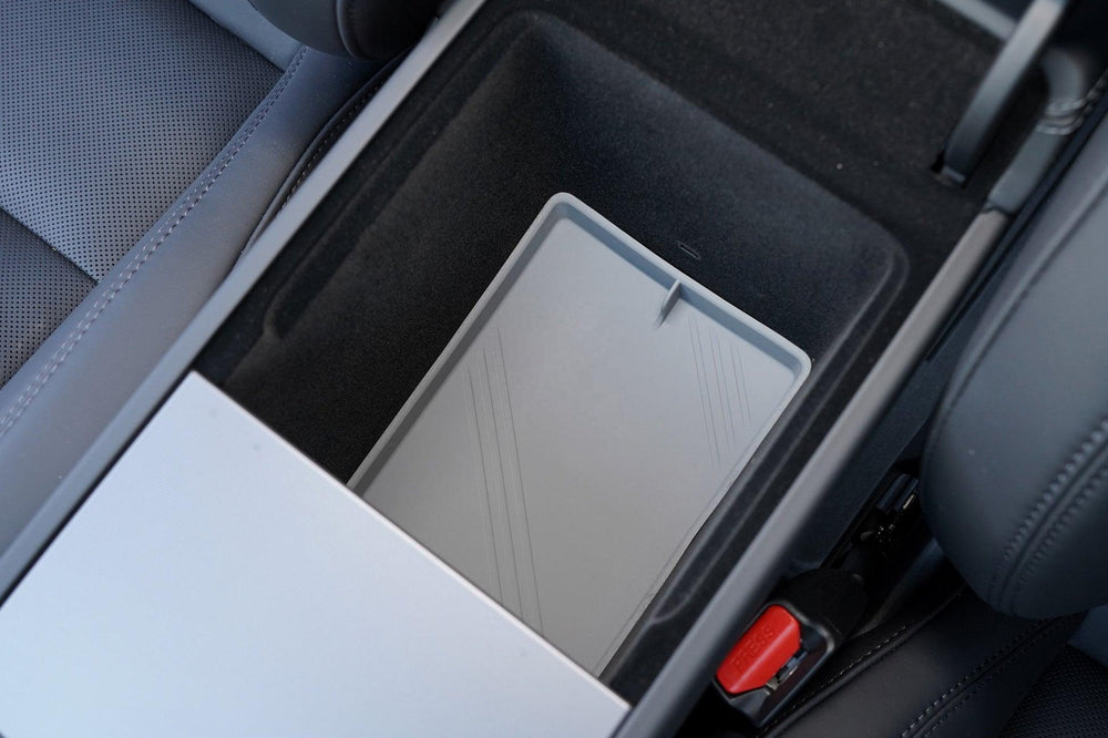 2024 Model 3 Highland Silicone Console Armrest Box Lower Storage Tray for Tesla - Evooor