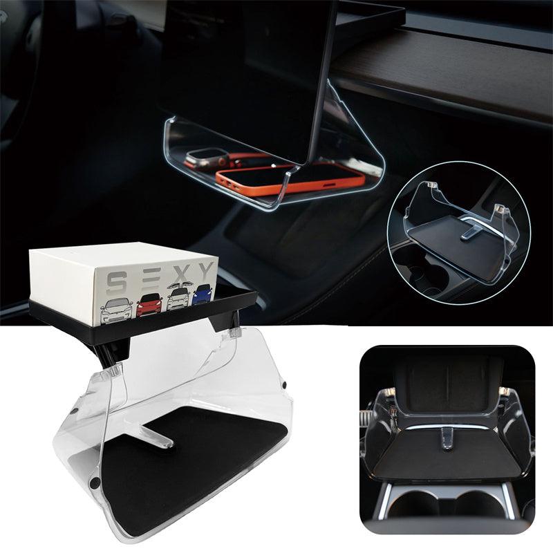 Tesla Model 3/Y Center Console Tray Magnetic Under Screen Tissue Box - Evooor