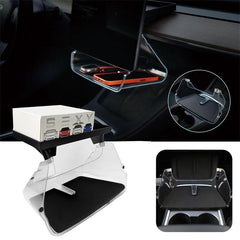 Tesla Model 3/Y Center Console Tray Magnetic Under Screen Tissue Box - Evooor