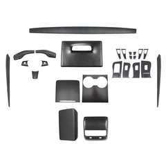 Premium Carbon Fiber Interior Trim Kit for Tesla Model 3 and Model Y - Upgrade Your Interior with High-Quality Wraps - Evooor