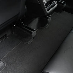 Tapis de sol en moquette de haute qualité en vert genévrier - Ensemble de 3 pièces pour Tesla Model Y - Protection durable et style pour les modèles 2025 et plus.