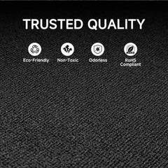 Tapis de sol en moquette de haute qualité en vert genévrier - Ensemble de 3 pièces pour Tesla Model Y - Protection durable et style pour les modèles 2025 et plus.