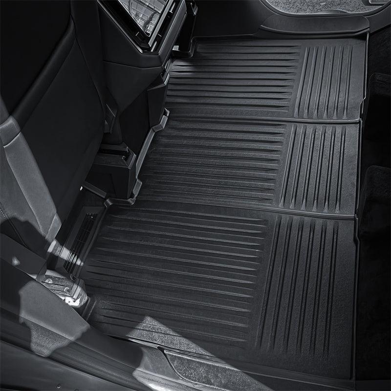 All Weather TPE Floor Mats Cargo Liners Set for Cybertruck - Evooor