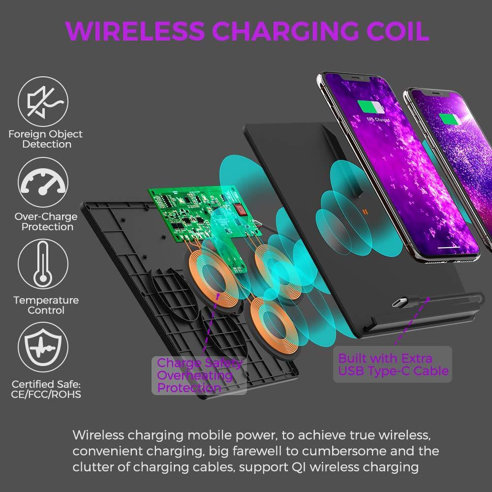 Wireless Phone Charger for Tesla Model 3 and Model Y - Fast Charging Pad (2017-2020) - Evooor