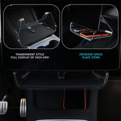 Tesla Model 3/Y Center Console Tray Magnetic Under Screen Tissue Box - Evooor