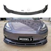 Model 3 Front Bumper Lip Kit For Tesla (2017-2023) - Evooor