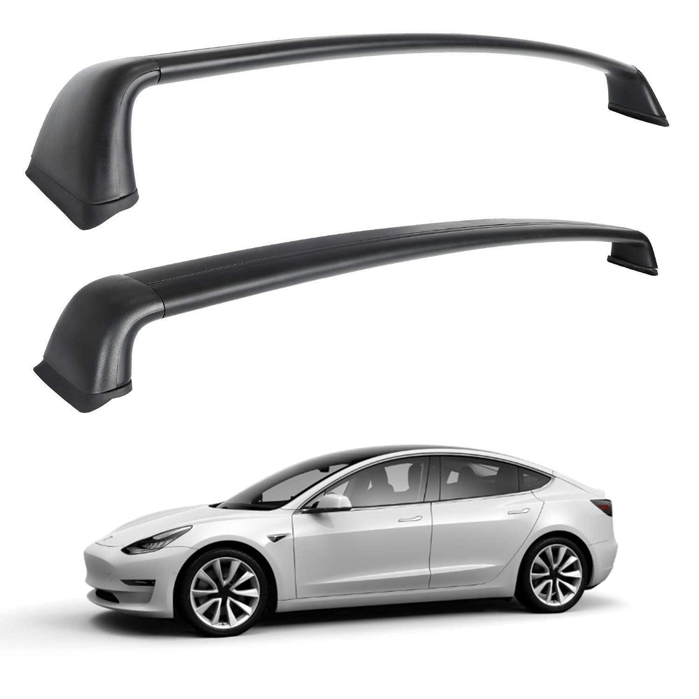 Tesla Model 3/Y Aluminum Roof Rack Cargo Cross Bars (Set of 2) for Tesla(2017-2024) - Evooor