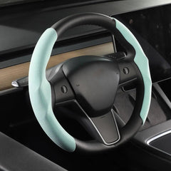 Model 3/Y Alcantara Steering Wheel Caps Cover for Tesla - Evooor