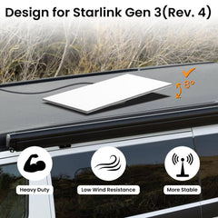 Anti-Theft Roof Mount for Starlink Gen 3 Dish - Evooor