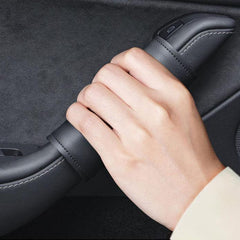 Set of 4 Tesla Model 3/Y Leather Door Handle Guards - Interior Protection Kit - Evooor