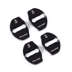 Tesla Model 3/Y Door Latch Lock Covers CF Coated (Set Of 4) - Evooor