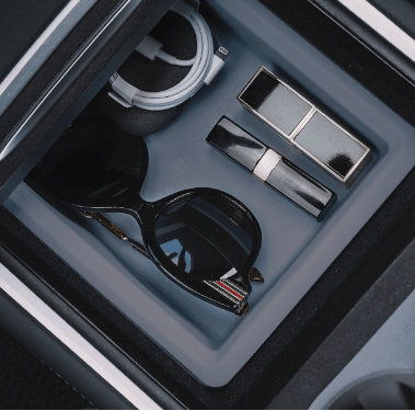 Model 3/Y Double-layer Organizer - Sliding Center Console Tray for Tesla(2021-2023) - Evooor