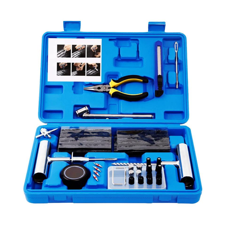 All Cars Tubeless Tire Puncture Repair Set - Essential Emergency Kit for Vehicle Owners - Evooor