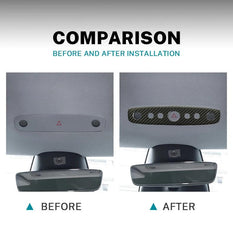 Tesla Model 3 Highland Real Carbon Fiber Interior Reading Light Cover Kit - Evooor