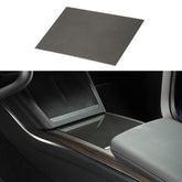 High-Quality Carbon Fiber Center Console Cover for Tesla Model S/X 2022+: Enhance Your Car's Interior Style - Evooor
