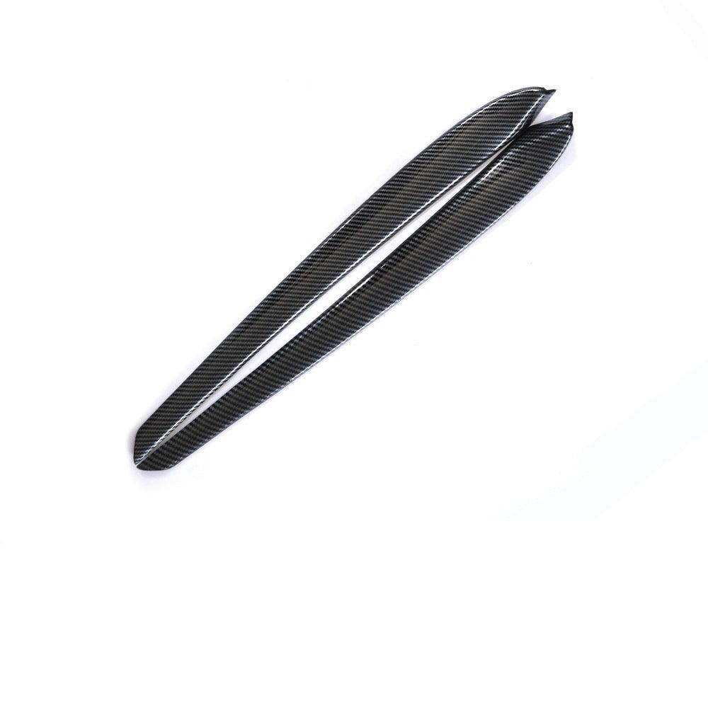 Tesla Model 3 Door Trim Cover Wrap ABS Matte Carbon Fiber Pattern (2 PCS) (2021-2023) - Evooor