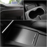 Premium Carbon Fiber Interior Vinyl Wrap Set for Tesla Model S (2012-2020) - Exclusively for Left-hand Drive Models - Evooor