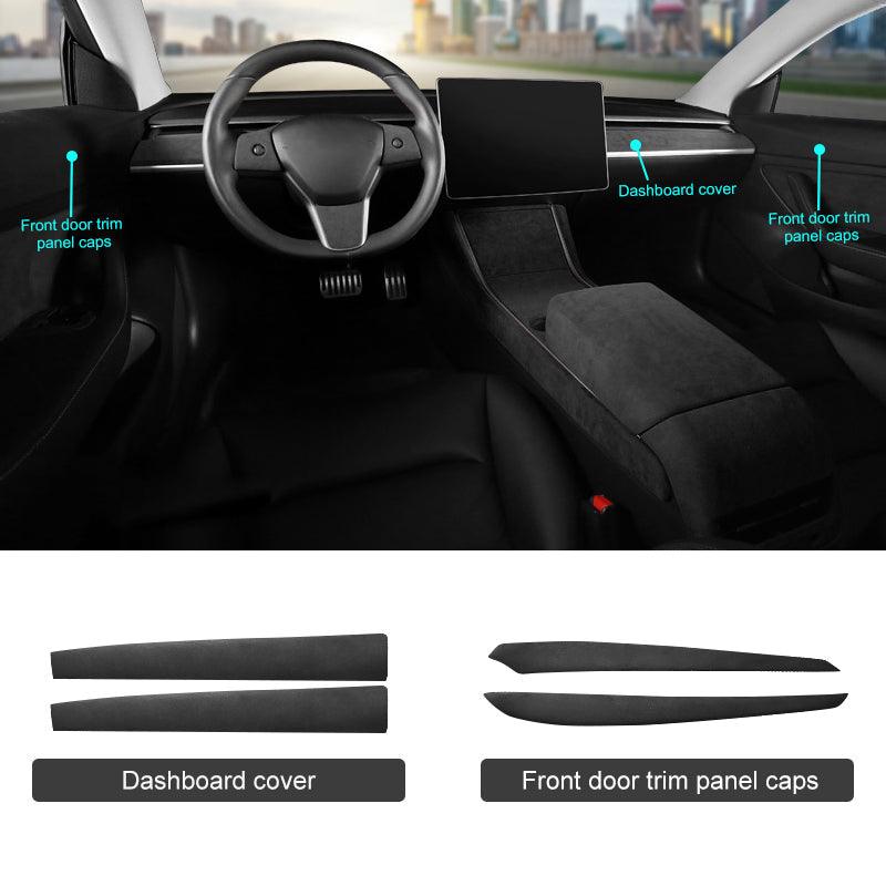 Model 3/Y Alcantara Accessories for Tesla - Evooor