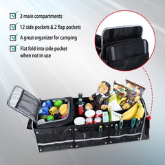 Spacious Waterproof Trunk Storage Organizer for Tesla Models S, X, 3, Y, and Cybertruck - Evooor