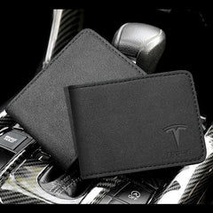 Tesla Alcantara Key Card Holder Key Card Sleeve Wallet For Model S X 3 Y - Evooor