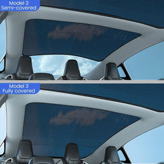 Glass Roof / Sunroof Sunshade for Tesla Model 3(2021-2023) Sun Visor Accessories - Evooor
