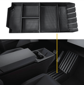Lower Center Console Tray Floor Storage Organizer for Tesla Cybertruck - Evooor
