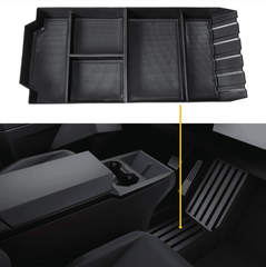 Lower Center Console Tray Floor Storage Organizer for Tesla Cybertruck - Evooor