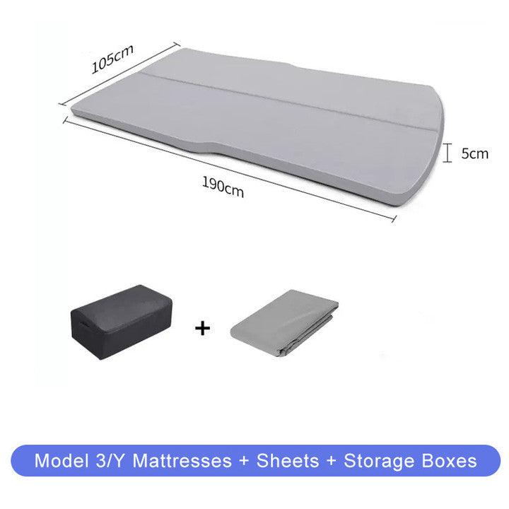 Tesla Model 3/Y Trunk Mattress with Memory Foam - Ideal Camping Mattress for Car Travel - Evooor