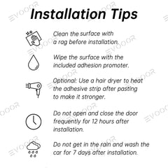 Door Seal Kit Wind Noise Reduction for Cybertruck - Evooor