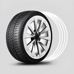 Aluminum Alloy Wheel Rim Protector- Fits All Cars (4pcs)