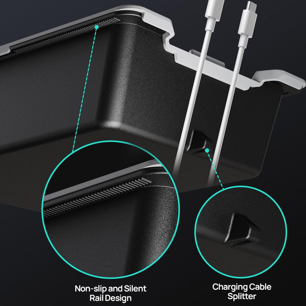 Model 3/Y Center Console Organizer, Cubby Drawer Storage Box for Tesla - Evooor