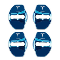 Tesla Door Latch Lock Cover Stainless Steel Protector For Model 3/Y/X/S (4pc) (2015-2023) - Evooor