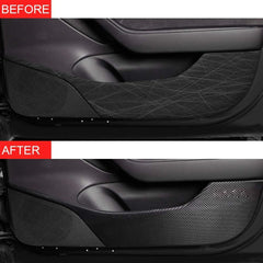 Tesla Model 3 Side Door Vinyl Wrap Guards Set - Protective Door Edge Covers (4 Pieces) for Model 3 (2017-2023) - Evooor