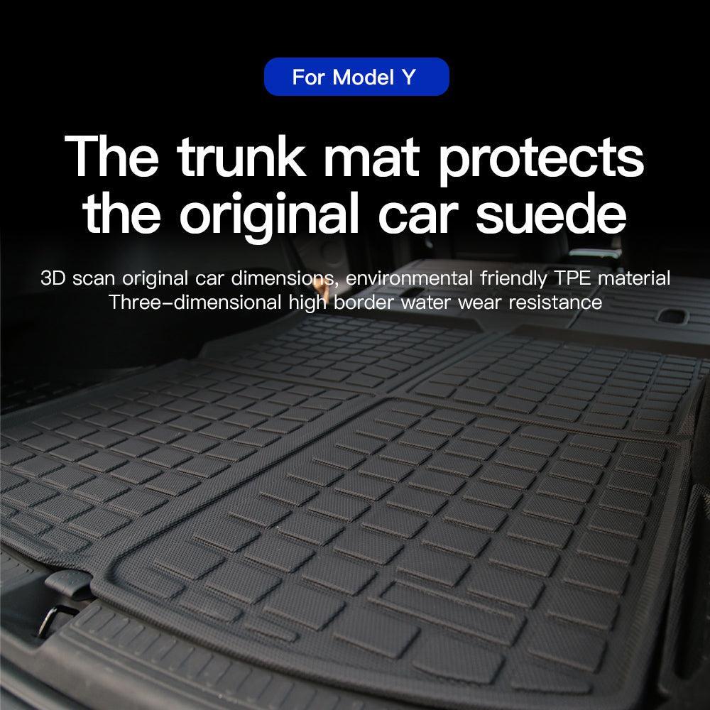 Premium 3D Laminated Front Trunk Mat for Tesla Model Y - Custom Cargo Liner with Precision Cutting (2020-2024) - Evooor