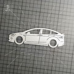 Model 3/Y/S/X Don't Touch My Car Humorous Decorative Sticker For Tesla - Evooor