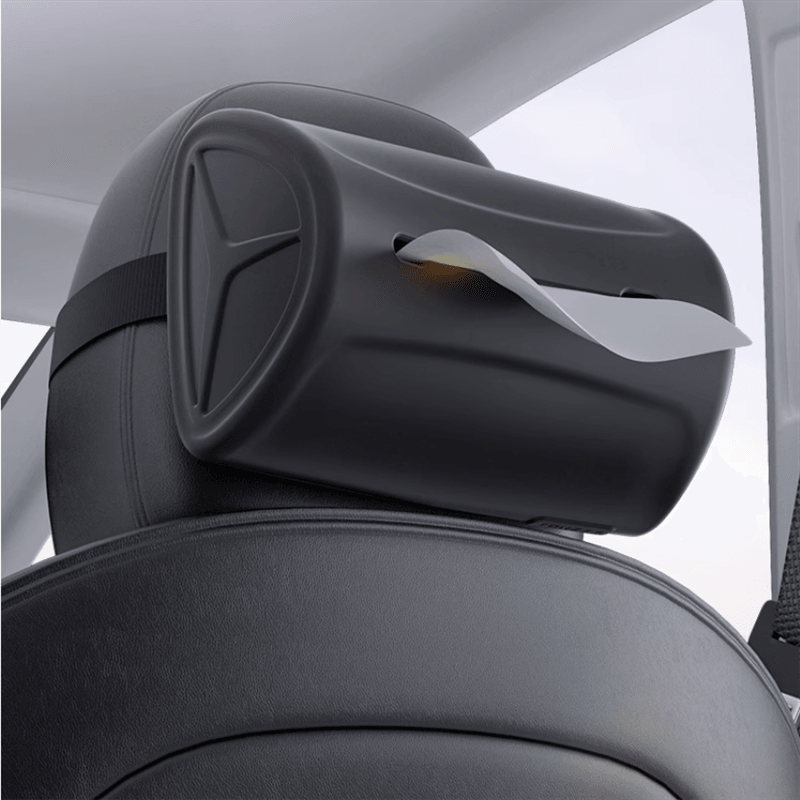 Model 3/Y Hidden Multifunctional Silicone Paper Drawer Car Tissue Box For Tesla - Evooor