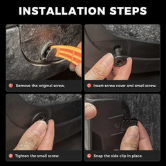 No-Drill Front & Rear Fender Mud Flaps for Tesla Model Y Juniper 2025+