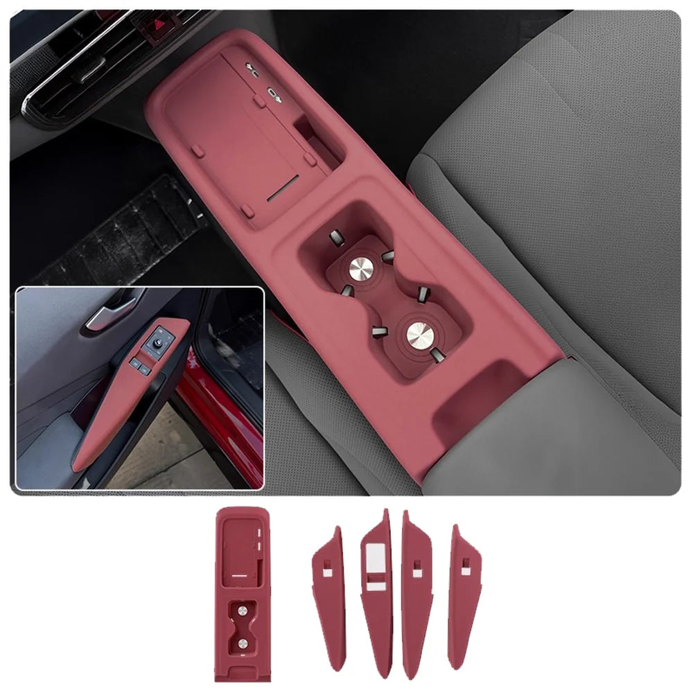 Silicone Center Console Full-coverd Protective Pad For VW ID.3 2025-2026 - Evooor