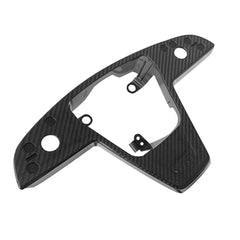 Premium Carbon Fiber Steering Wheel Cover Plate Panel for Tesla Model S/X (2021-2024) - Enhance and Protect Your Steering Wheel - Evooor