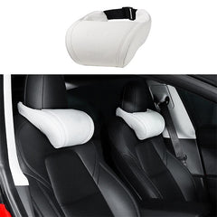 Model S/X/3/Y Ergonomic Car Seat Headrest Neck Pillow Travel Auto For Tesla(2012-2023) - Evooor