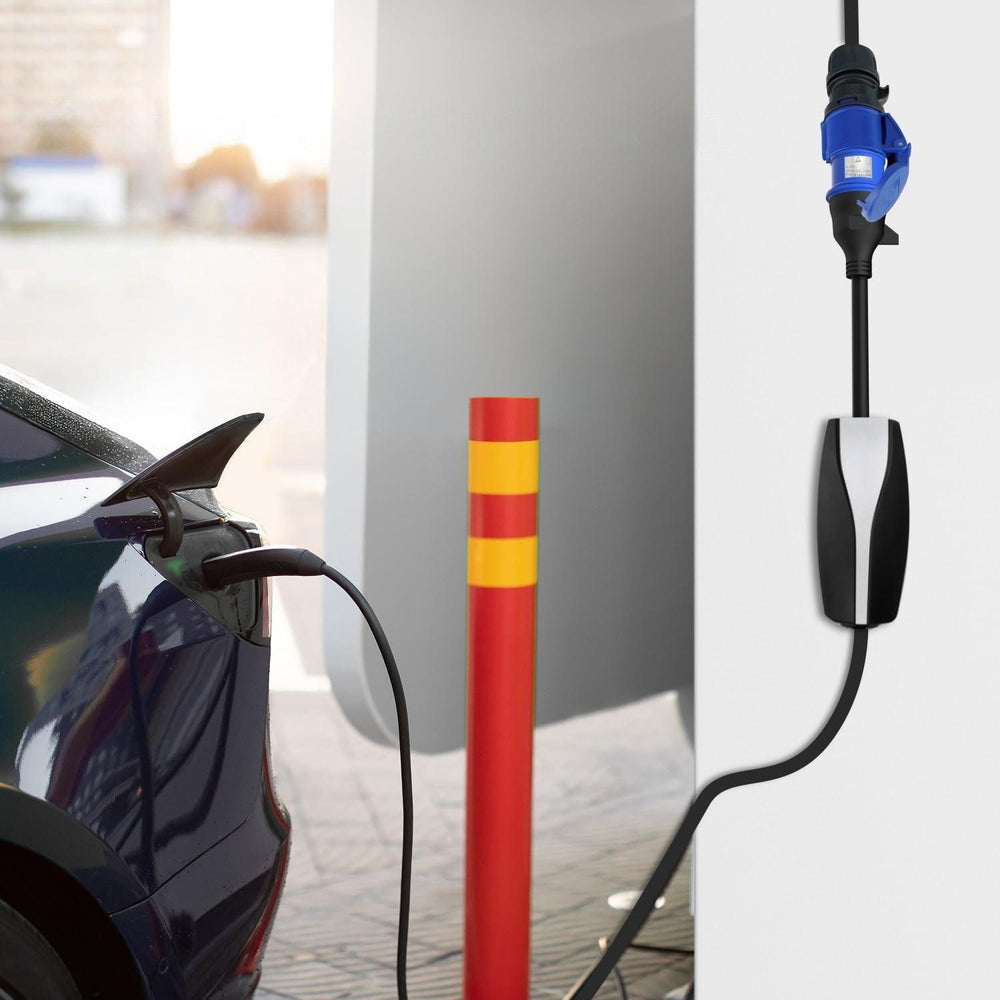 Model S/3/X/Y 3-Pin CEE to Tesla Adapter - 32A EV Charger Extension Cable for Tesla - Evooor