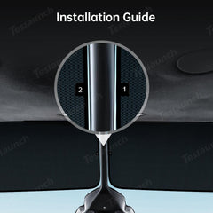 High-Quality Mesh Sunroof Shade with Electrostatic Adhesion for Tesla Model X - Front Windshield Sun Protection Solution - Evooor