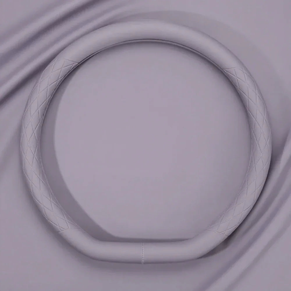 Nappa Leather D-Shaped Steering Wheel Cover For VW ID.3 2025 - Evooor