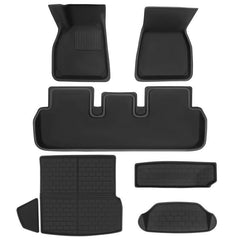 Tesla All Weather XPE Interior Floor Mats Cargo Liners Set for 2022-2024 Model S - Evooor