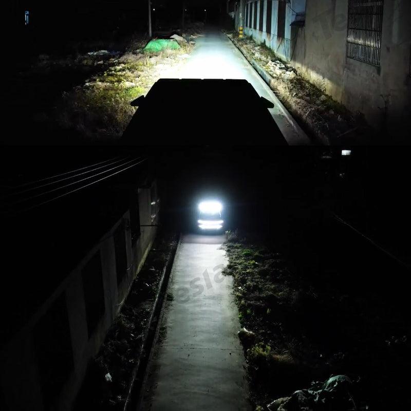 Off-Road & Overland Roof Spotlights and Front Bumper Light Bar for Cybertruck - Evooor