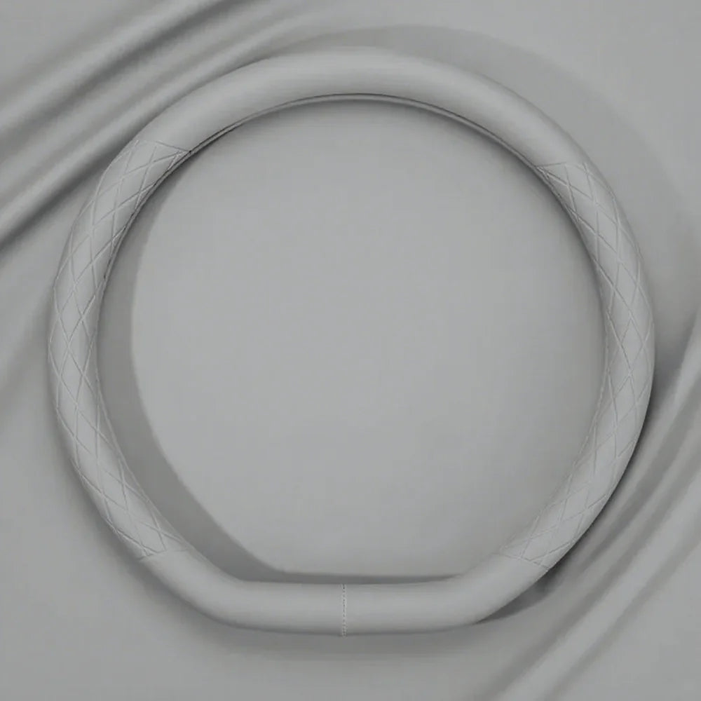 Nappa Leather D-Shaped Steering Wheel Cover For VW ID.3 2025 - Evooor